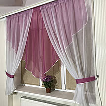 Фіранка на кухню №374 маліна, фото 5
