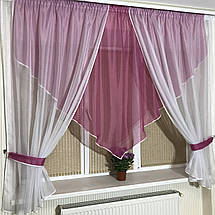 Фіранка на кухню №374 маліна, фото 4