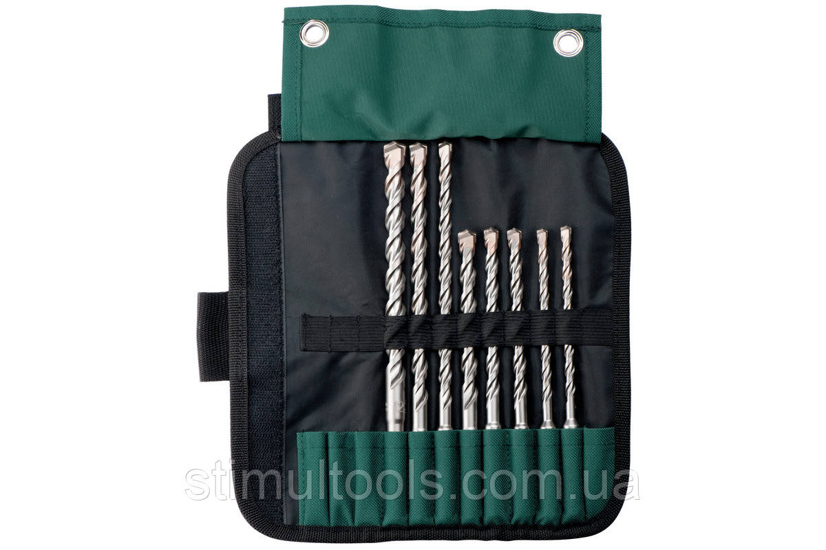 Набір буров по бетону Metabo SDS-Plus 8 одиниць в сумці