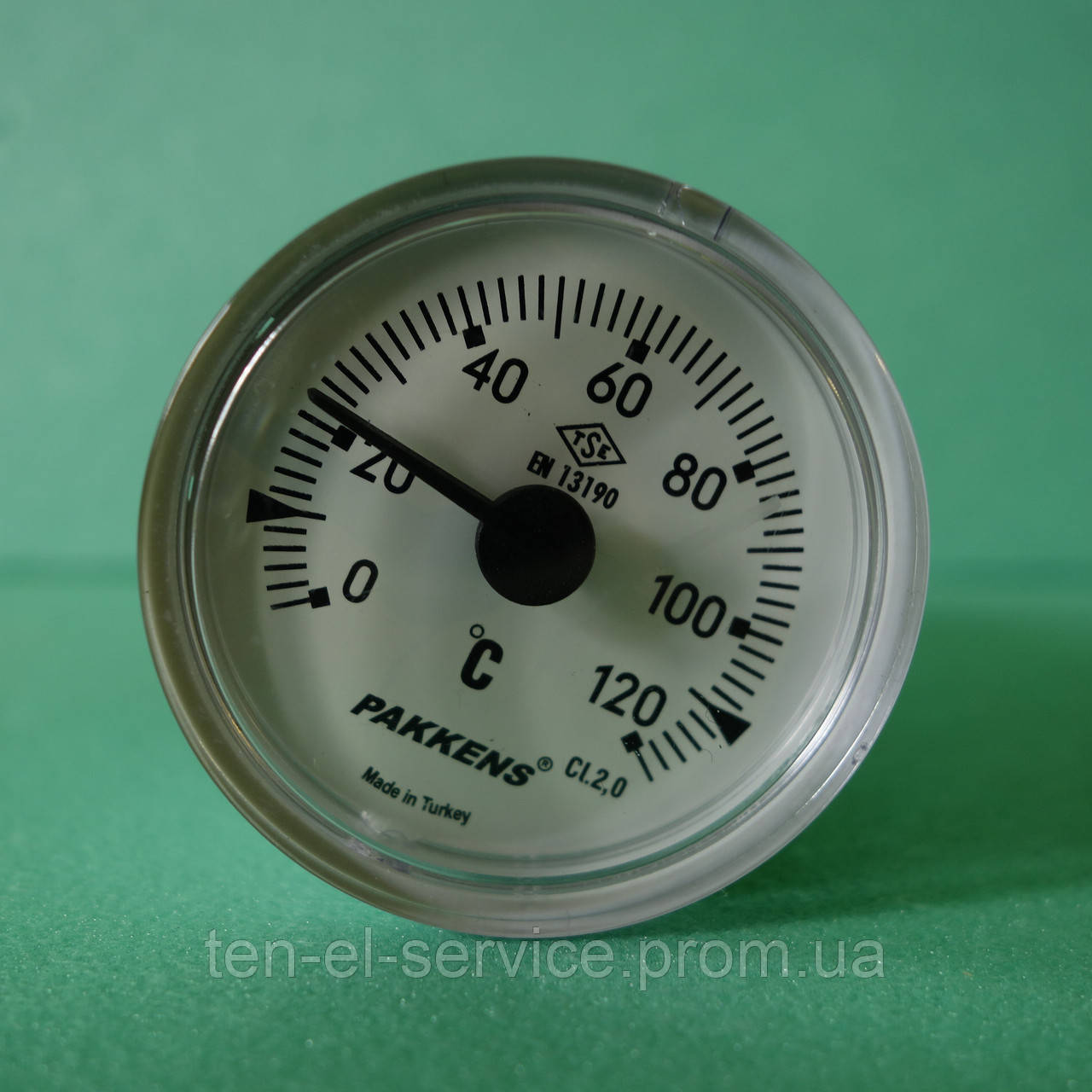 Капілярний Термометр d=40мм. t=120°,Lкап=1м. Pakkens