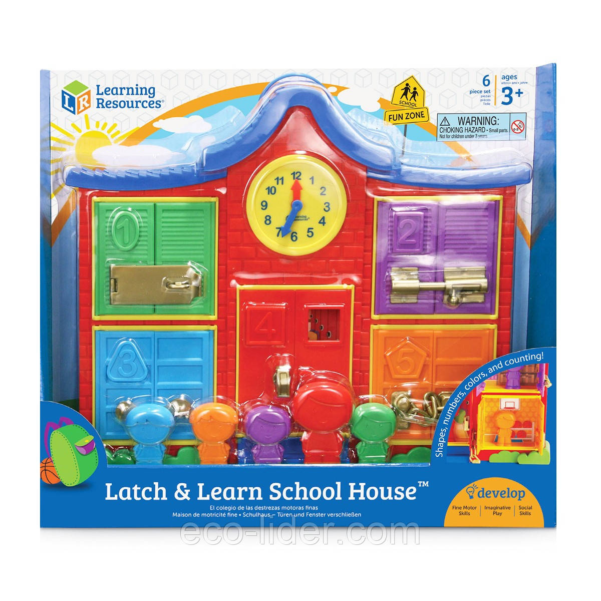 Развивающий бизиборд LEARNING RESOURCES - ЗАНИМАТЕЛЬНАЯ ШКОЛА
