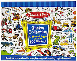 Блакитний набір наклейок 500 шт Melissa&Doug (MD4246)