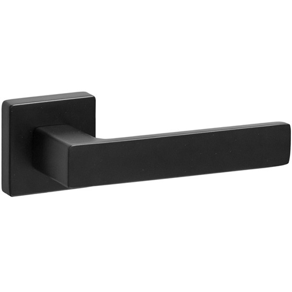 Ручка дверна System FOSIL HA124 RO11 AL6 чорна матова, фото 1