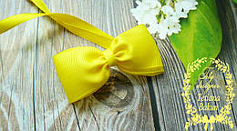 Краватка-метелик для хлопчика жовтий