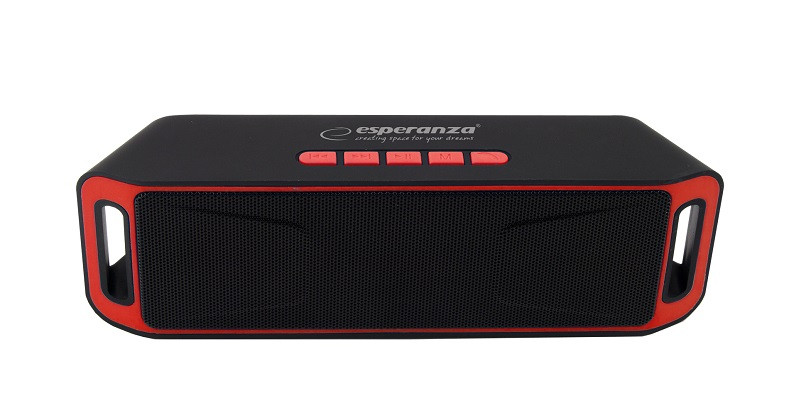 Портативна колонка Esperanza EP126KR FM Folk black/red