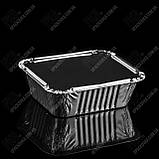 Контейнер з кришкою з харчової алюмінієвої фольги (аналог R46L)  SP24L, фото 2