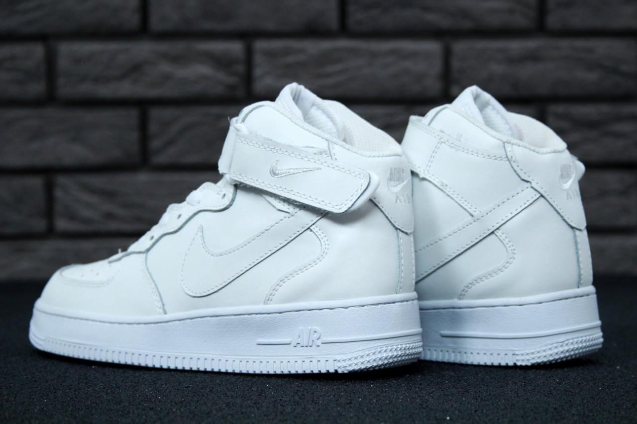 Nike Air Force 1 Mid White - фото 6 - id-p47741150