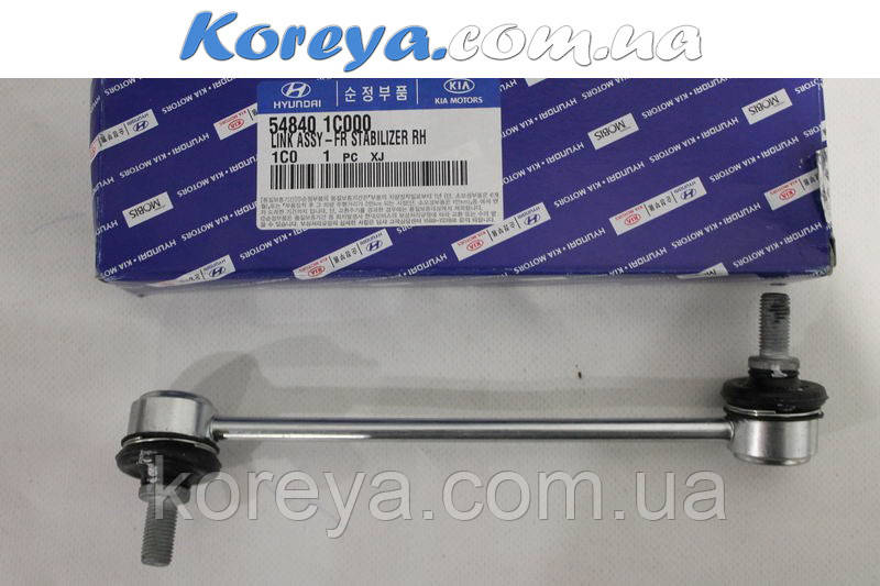 Стійка стабілізатора пер.прав. Гетс (c 2002 гв) Mobis, фото 1