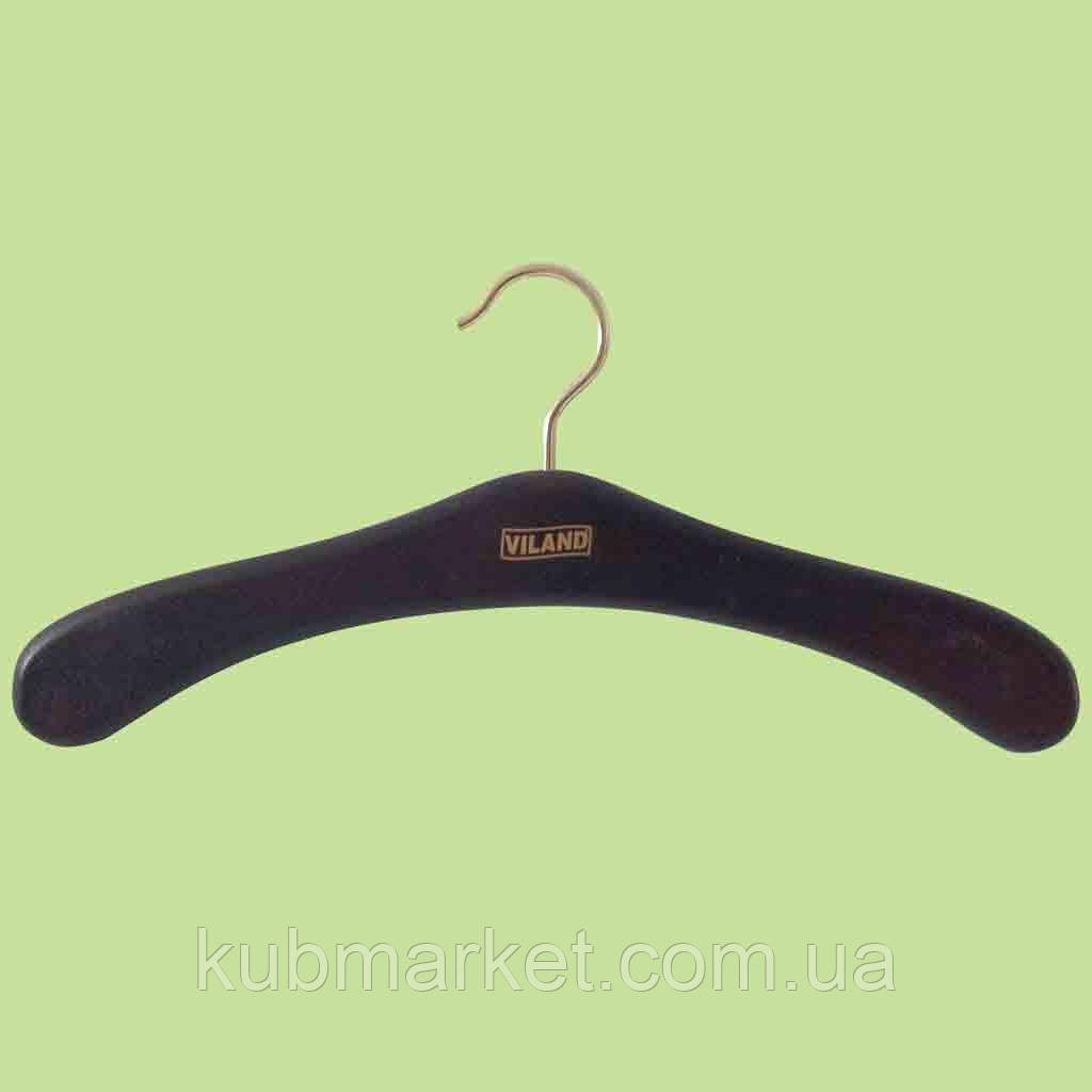 Плечики-вешалки Из Дерева для Одежды Viland Темно-коричневый (махонь ...