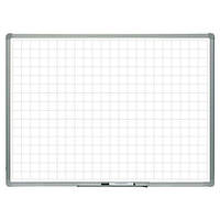 Дошка магнітна під маркер у клітинку 5*5см. 60х90 см. сухого стирання UkrBoards