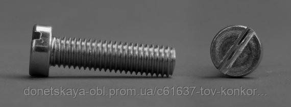 Гвинт із циліндричною головкою DIN 84 від М 1 до М 10