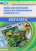 Плівка для ламінування глянцева 54х86 мм пл. 80 мкм. 100 шт/пач. Anti-static, для ламінування,