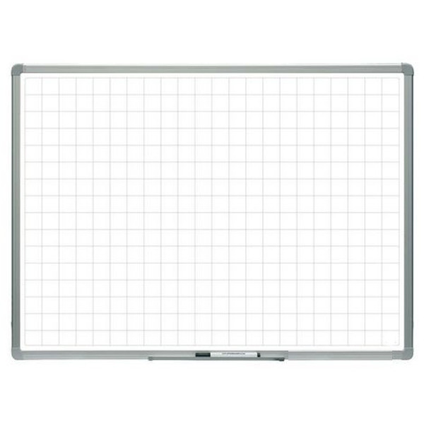 Дошка магнітна під маркер у клітинку 5*5см. 90х120 см. сухого стирання UkrBoards, фото 1