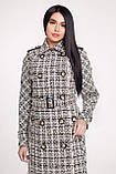 Жіноче демісезонне пальто В-Клітина 1130, фото 3