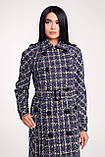 Жіноче демісезонне пальто В-Клітина 1130, фото 6