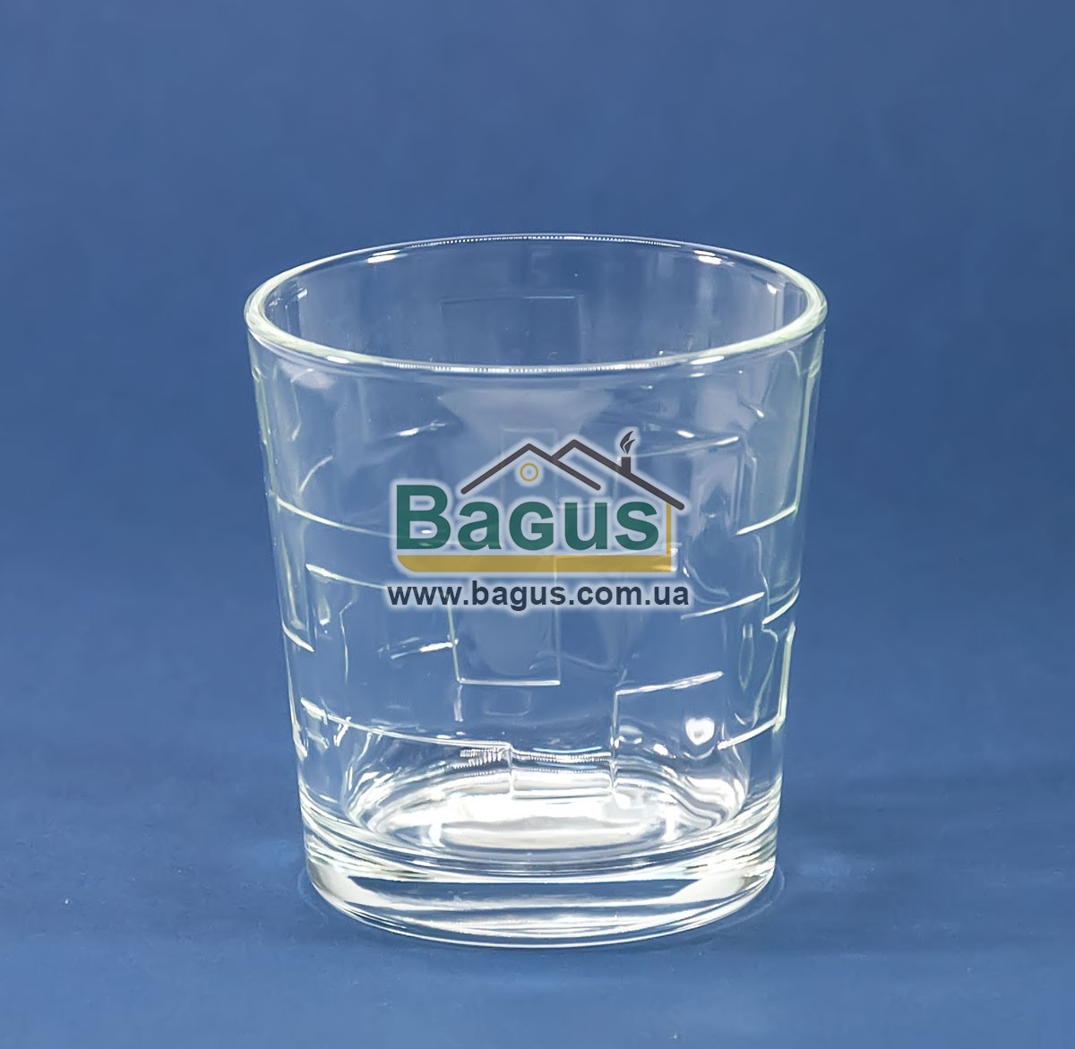 Склянка скляна 250 мл низька "Лабіринт" 05с1262