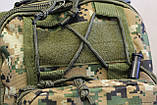 Тактична - штурмова універсальна сумка на 6-7 літрів з системою M. O. L. L. E Dark pixel (095-dark-pixel), фото 10