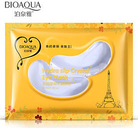 Патчі під очі з екстрактом квітів освіжаючі BIOAQUA Hydra Slip Crystal Eye Mask (7,5 м)