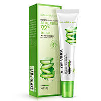 Гель для кожи вокруг глаз с Алое Вера увлажняющий BIOAQUA Refresh&Moisture Aloe Vera 92% Eye Gel (20мл)