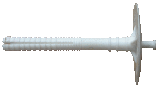 Дюбель-зонт фасадний для термоізоляції з пластиковим цвяхом 10х100, фото 3
