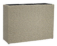 Підлоговий великий садовий горщик для рослин натура (штучний ротанг) , hotdeal, фото 2