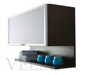 Стелаж перукарський навісний бокс для рушників Полиця настінна для салону краси VM606