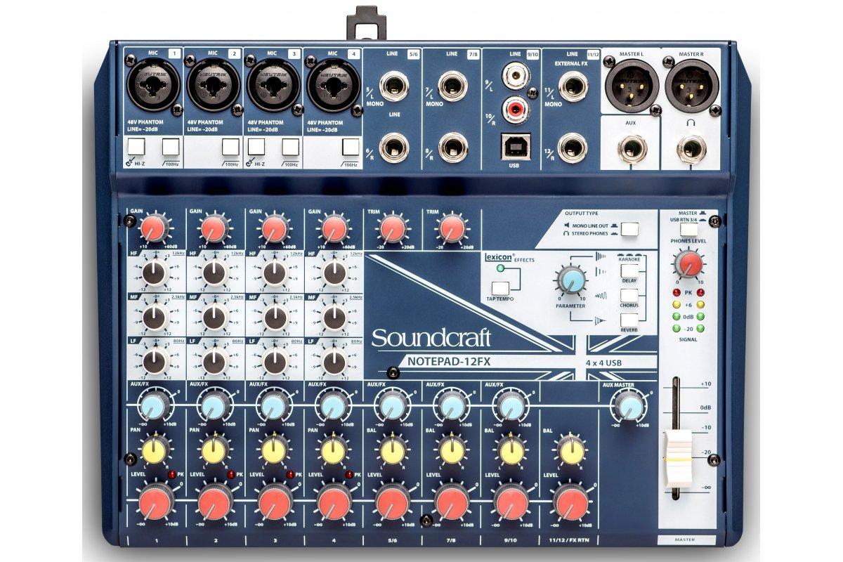 Мікшерний пульт Soundcraft Notepad-12FX, фото 1