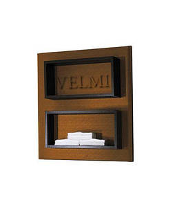 Навісна полиця для спа салону навісний стенд для лаків в салон краси VM611 навісний стелаж-полиці барбершопа