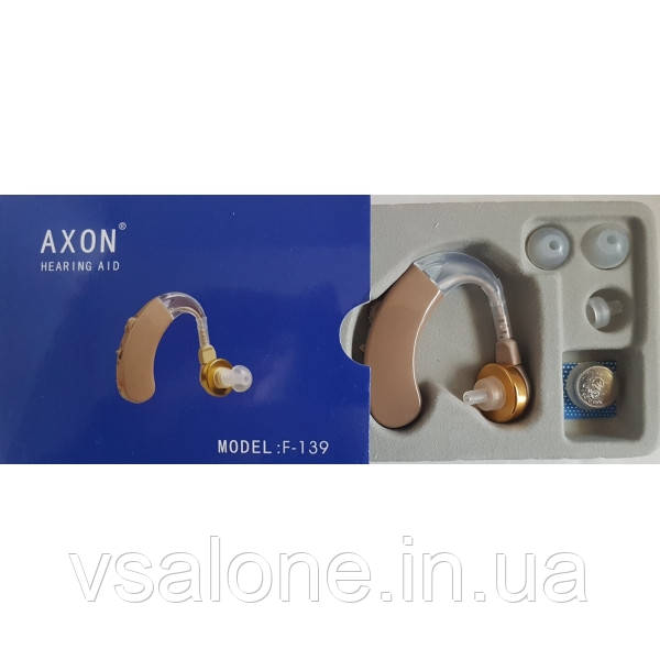 Завушний слуховий апарат Axon F-139