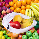 Багаторазові мішечки для продуктів, овочів, фруктів, покупок, фото 9