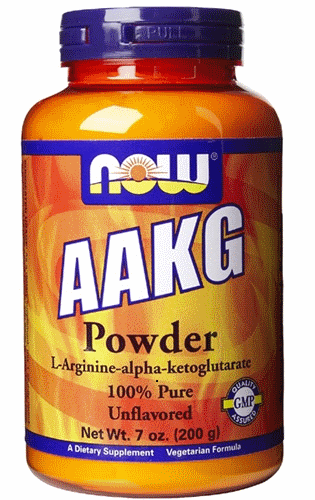 Аргінін альфа кетоглутарат Now Foods AAKG Pure Powder 200 грамів, фото 1
