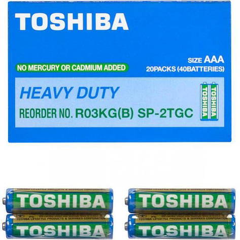 Батарейка Toshiba R03 G SP2 TGTE ААА, фото 1