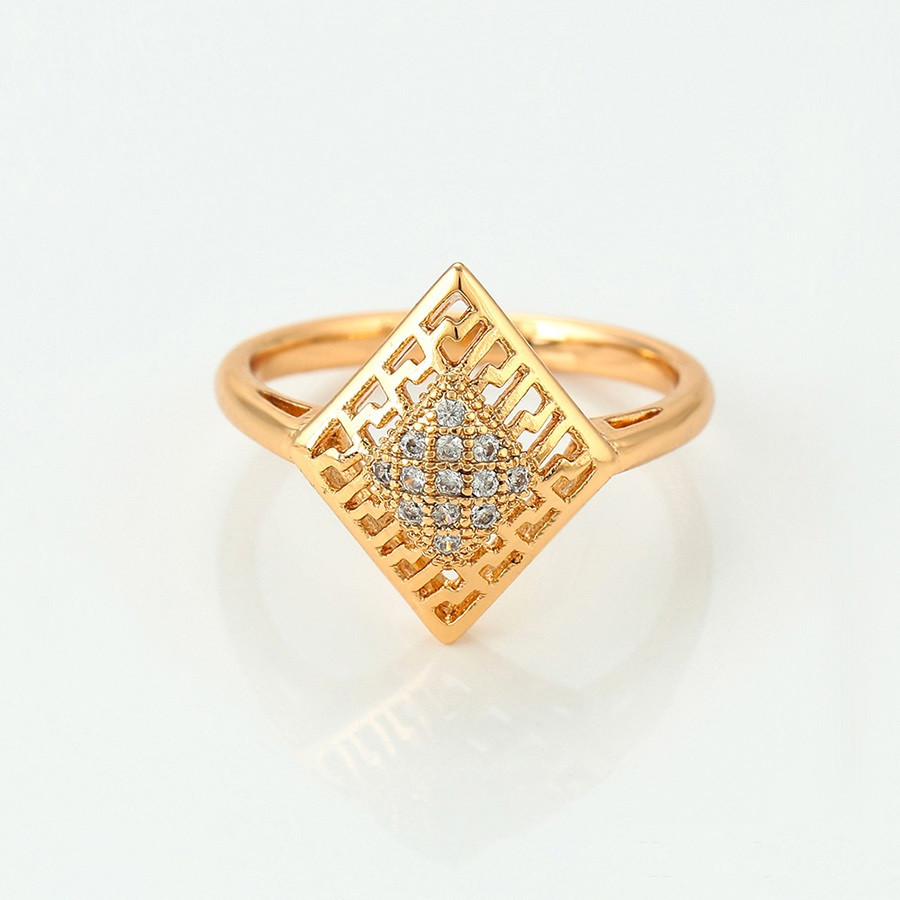 Набор серьги + кольцо 20 р. ХР Gold filled 18k - фото 8 - id-p911210162