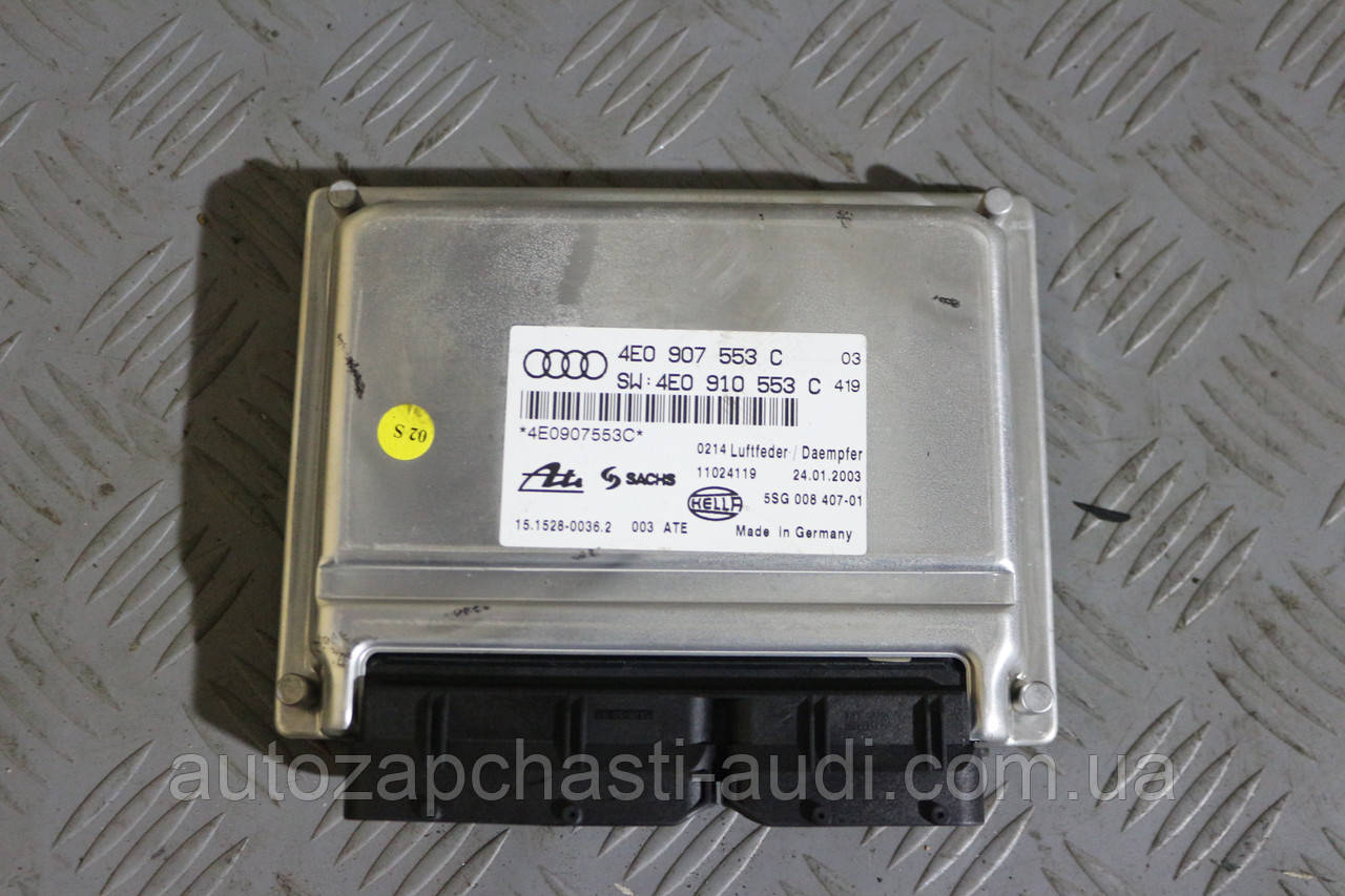 Блок керування підвіскою 4E0907553C Audi A8 D3, фото 1