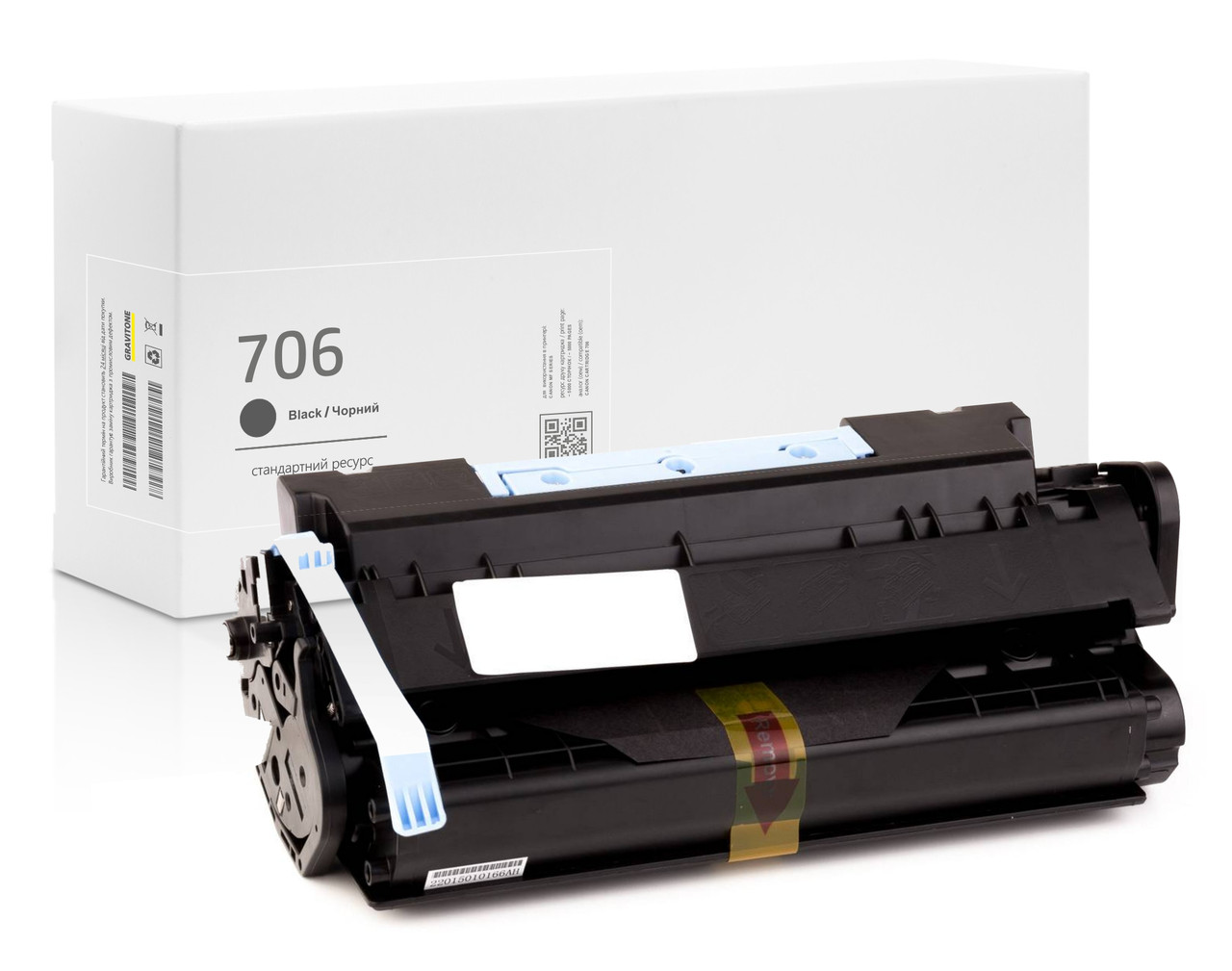 Сумісний Картридж Canon 706 (0264B002) Black, 5.000 стор., аналог від Gravitone (GTC-CRG-706-BK)
