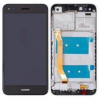 Дисплей для Huawei Nova Lite (2017) (SLA-L02, L22, L03), экран с рамкой, черный, оригинал