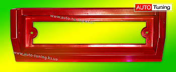 AUTOSPORT — Декоративна рамка номерного знака для ВАЗ 2105-2107, Red Glass