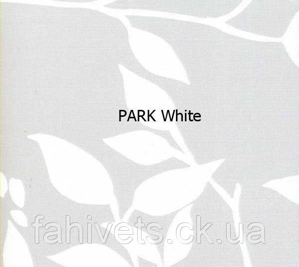 Рулонні штори відкритого типу PARK (м.кв.) White, фото 1