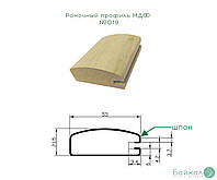 Рамковий профіль МДФ №019 шпонований 22 мм 2,8мх55 мм