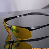 Поляризаційні окуляри антифари для водіїв нічні + денні антивідблиск аналог Polaroid, фото 2