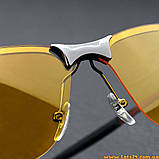 Поляризаційні окуляри антифари для водіїв нічні + денні антивідблиск аналог Polaroid, фото 6