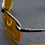 Поляризаційні окуляри антифари для водіїв нічні + денні антивідблиск аналог Polaroid, фото 8