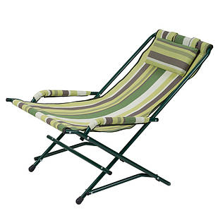 Крісло "Гойдалка" d20 мм (текстилен зелена смуга)