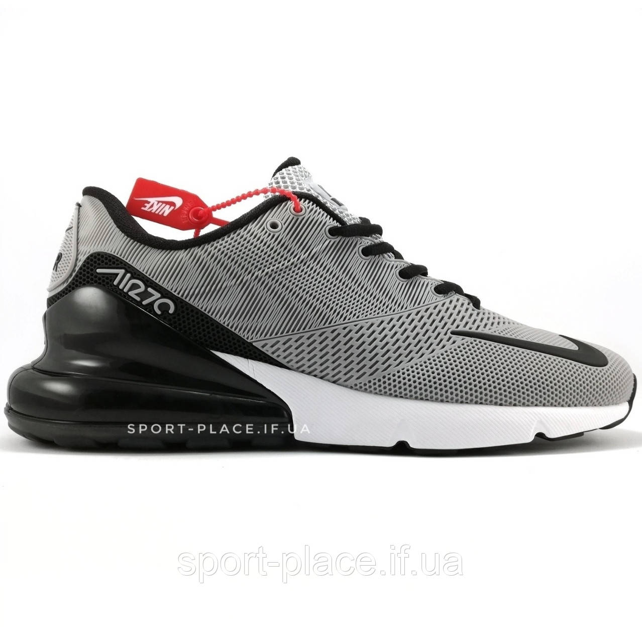 Чоловічі кросівки Nike Air Max 270 grey (ліцензія)