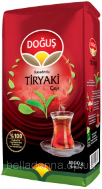 Турецький чай чорний дрібнолистовий розсипний 500 г Dogus Tiryaki Cayi