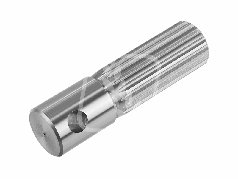 Вал шліцевий привода вигрузного шнека 35x128mm комбайна Claas Mega 202-218 Dominator 86-106, фото 1