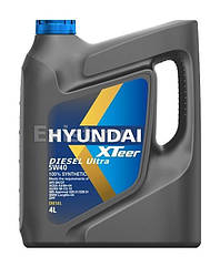 Олія ДВС 5W-40, 4 л, синт, диз, Ultra, XTeer Hyundai