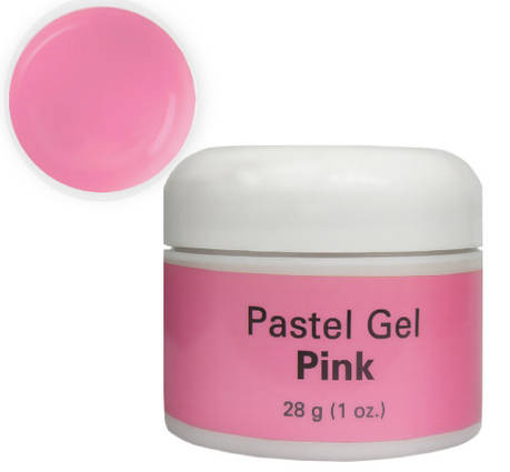 Персиково-рожевий гель для покриття та дизайну нігтів Pastel Pink Star Nail, 28 г, фото 2