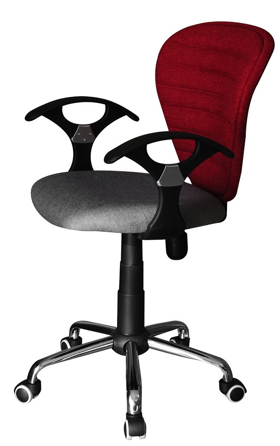 Дитяче комп'ютерне крісло FunDesk LST7 GREY-RED, фото 1