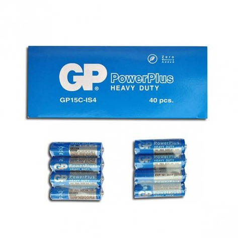 Батарейка GP 15 C-IS4 AA 1.5V по 4 штуки сині GP-135217, фото 1